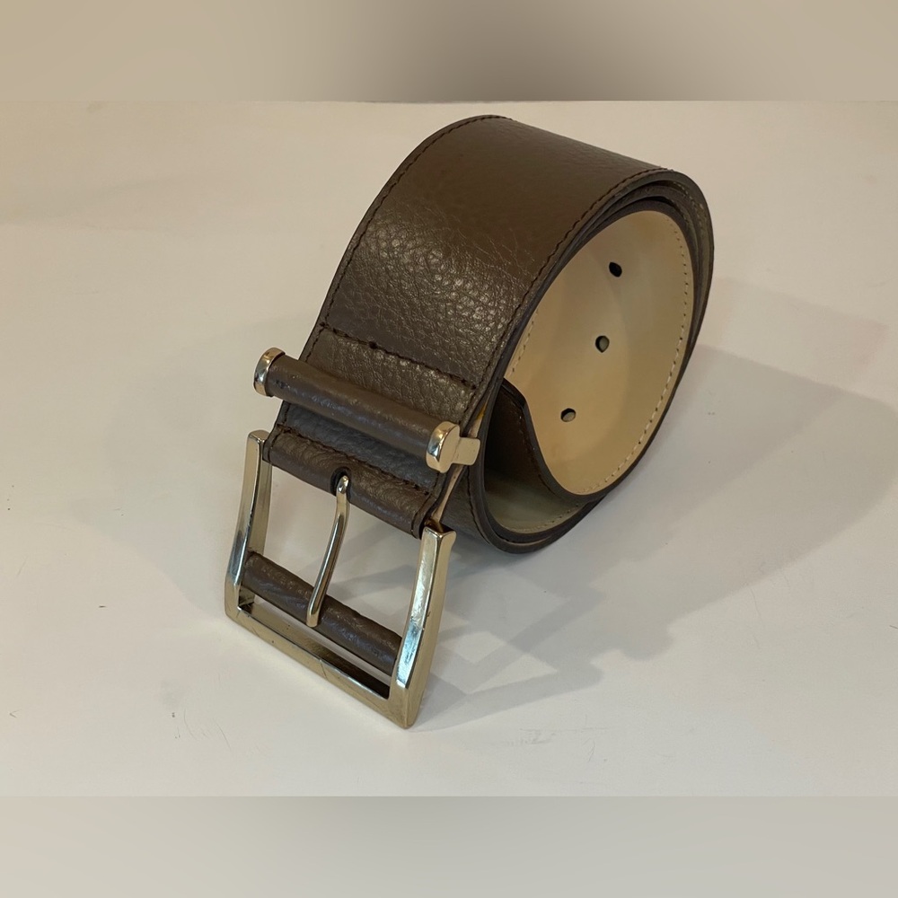 Banana Republic Women’s Brown-Green Genuine Leather Belt Size‎ M